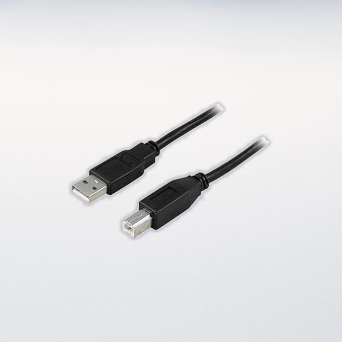 USB kabel A->B, för interface enheter